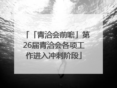「青洽会前瞻」第26届青洽会各项工作进入冲刺阶段