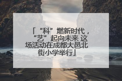 “科”燃新时代，“艺”起向未来 这场活动在成都大邑北街小学举行