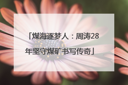 煤海逐梦人：周涛28年坚守煤矿书写传奇