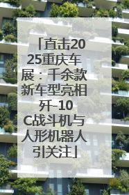 直击2025重庆车展：千余款新车型亮相 歼-10C战斗机与人形机器人引关注