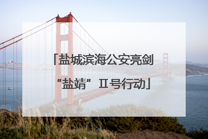 盐城滨海公安亮剑“盐靖”Ⅱ号行动