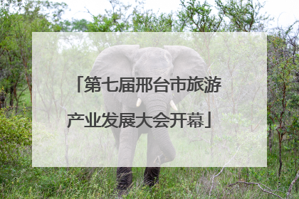 第七届邢台市旅游产业发展大会开幕