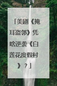 美剧《掩耳盗邻》凭啥逆袭《白莲花度假村》？