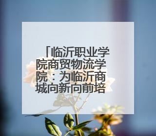 临沂职业学院商贸物流学院：为临沂商城向新向前培养排头兵主力军