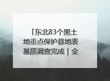 东北83个黑土地重点保护县地表基质调查完成｜全国“土地日”