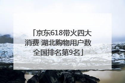 京东618带火四大消费 湖北购物用户数全国排名第9名