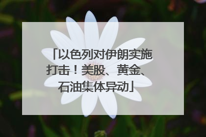 以色列对伊朗实施打击！美股、黄金、石油集体异动