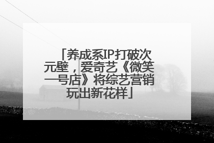 养成系IP打破次元壁，爱奇艺《微笑一号店》将综艺营销玩出新花样