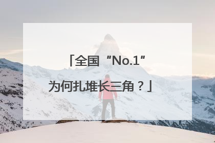 全国“No.1”为何扎堆长三角？