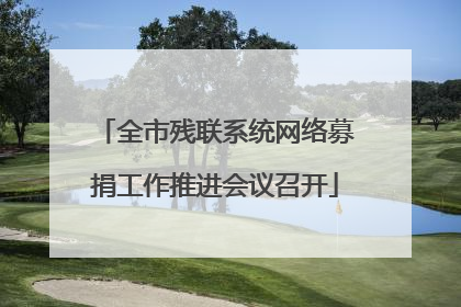 全市残联系统网络募捐工作推进会议召开