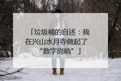垃圾桶的自述：我在兴山水月寺做起了“数字岗哨”