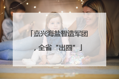 嘉兴海盐智造军团，全省“出圈”