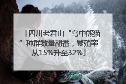 四川老君山“鸟中熊猫”种群数量翻番，繁殖率从15%升至32%