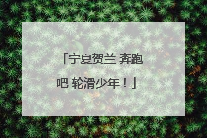 宁夏贺兰 奔跑吧 轮滑少年！