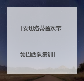 安切洛蒂首次带领巴西队集训