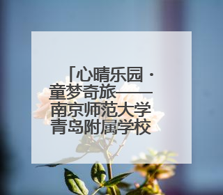 心晴乐园・童梦奇旅——南京师范大学青岛附属学校（崂山区汉河小学）隆重举行心理健康月暨快乐六一游园会