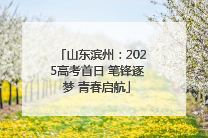 山东滨州：2025高考首日 笔锋逐梦 青春启航