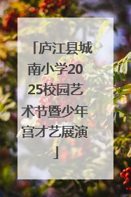 庐江县城南小学2025校园艺术节暨少年宫才艺展演