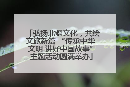 弘扬北疆文化，共绘文旅新篇 “传承中华文明 讲好中国故事” 主题活动圆满举办