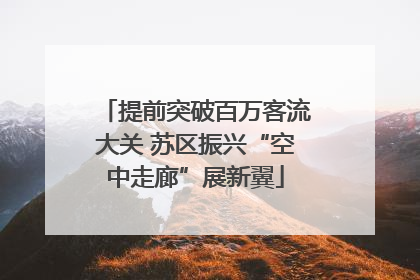 提前突破百万客流大关 苏区振兴“空中走廊”展新翼