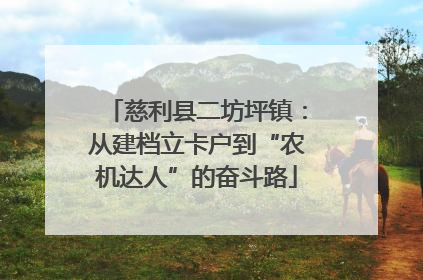 慈利县二坊坪镇：从建档立卡户到“农机达人”的奋斗路