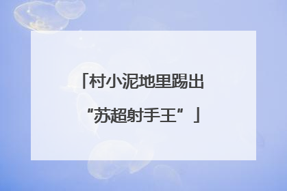 村小泥地里踢出“苏超射手王”