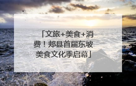文旅+美食+消费！郏县首届东坡美食文化季启幕