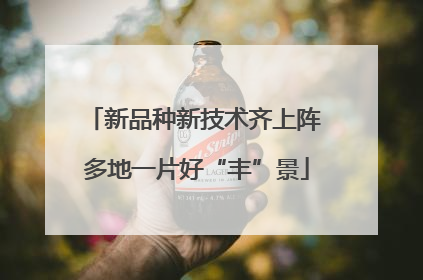 新品种新技术齐上阵 多地一片好“丰”景