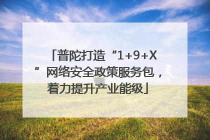 普陀打造“1+9+X”网络安全政策服务包，着力提升产业能级