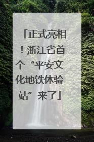 正式亮相！浙江省首个“平安文化地铁体验站”来了