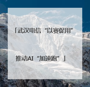 武汉电信“以赛促用”推动AI“加速跑”