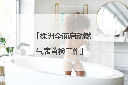 株洲全面启动燃气表首检工作
