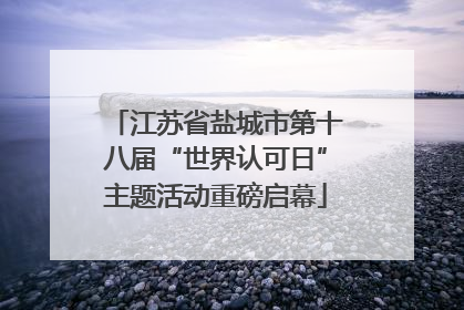 江苏省盐城市第十八届“世界认可日”主题活动重磅启幕