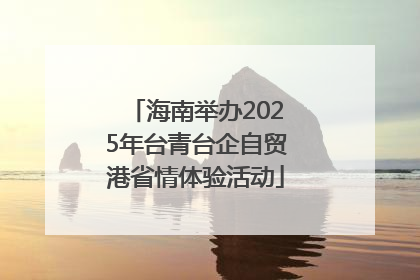 海南举办2025年台青台企自贸港省情体验活动