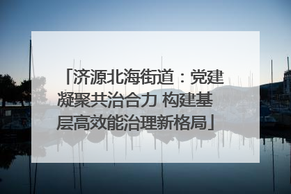 济源北海街道：党建凝聚共治合力 构建基层高效能治理新格局