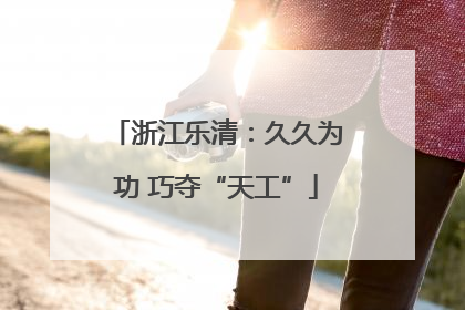 浙江乐清：久久为功 巧夺“天工”