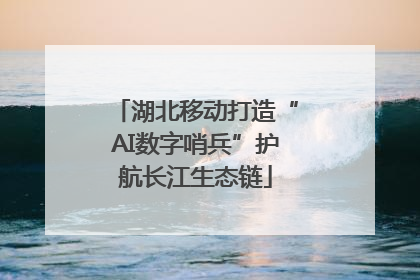 湖北移动打造“AI数字哨兵”护航长江生态链