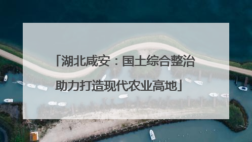 湖北咸安：国土综合整治助力打造现代农业高地