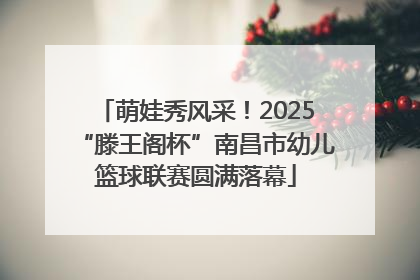萌娃秀风采！2025“滕王阁杯”南昌市幼儿篮球联赛圆满落幕