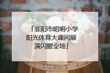 襄阳市昭明小学阳光体育大课间展演闪耀全场
