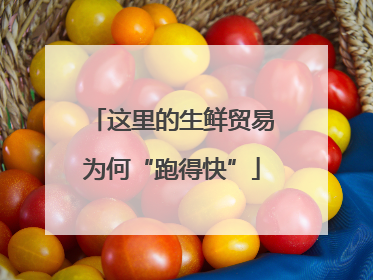 这里的生鲜贸易为何“跑得快”