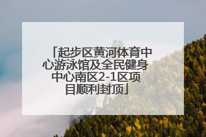 起步区黄河体育中心游泳馆及全民健身中心南区2-1区项目顺利封顶