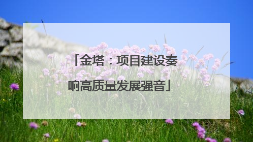 金塔：项目建设奏响高质量发展强音