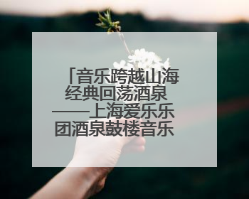 音乐跨越山海 经典回荡酒泉——上海爱乐乐团酒泉鼓楼音乐快闪侧记