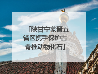 陕甘宁蒙晋五省区携手保护古脊椎动物化石