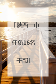 陕西一市任免16名干部