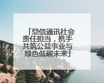 鼎信通讯社会责任担当，携手共筑公益事业与绿色低碳未来