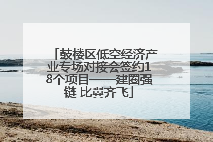 鼓楼区低空经济产业专场对接会签约18个项目——建圈强链 比翼齐飞