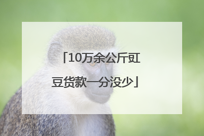 10万余公斤豇豆货款一分没少