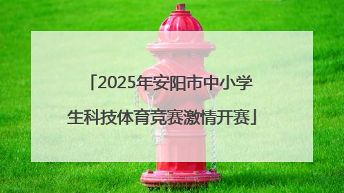 2025年安阳市中小学生科技体育竞赛激情开赛